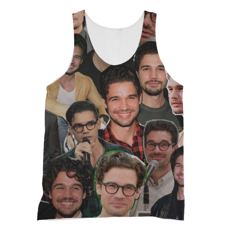 Steven Strait3D Collage Face Tanktop