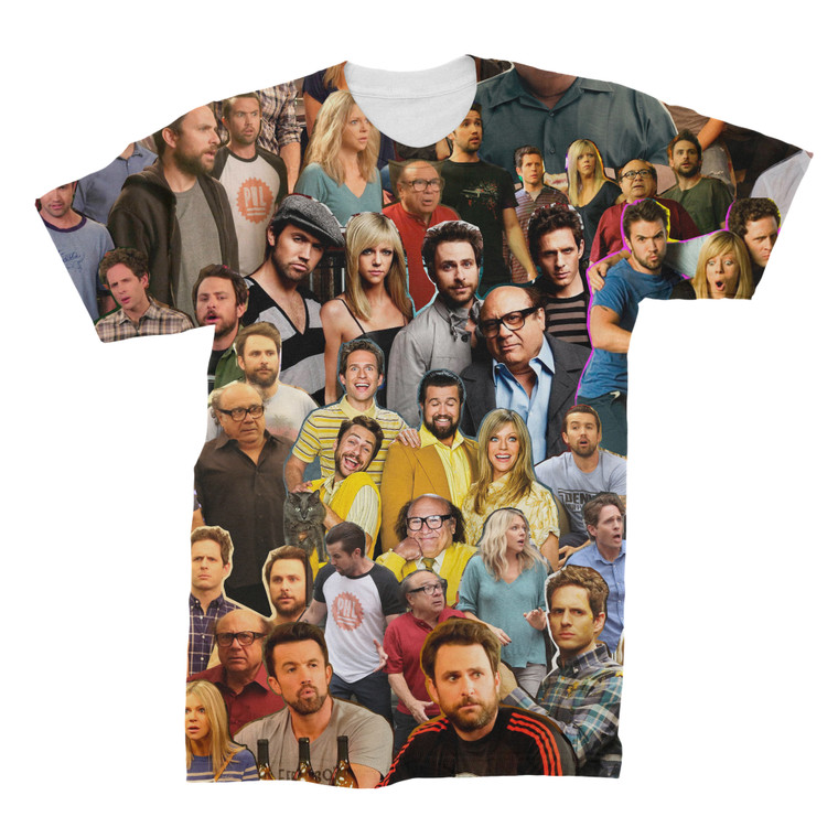 It's Always Sunny in Philadelphia TV Show 3D Collage Face T-Shirt