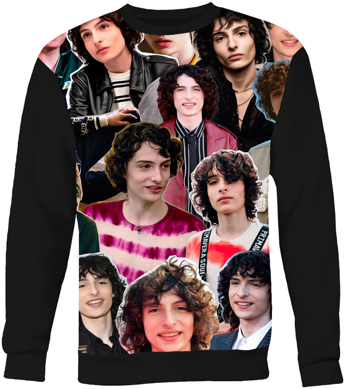 Finn Wolfhard Photo Collage Sweatshirt