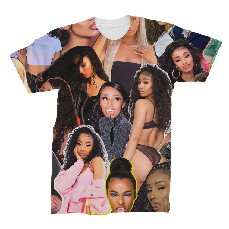 Rubi Rose  3D Collage T-Shirt front