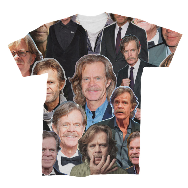 William H. Macy 3D Collage T-Shirt Front