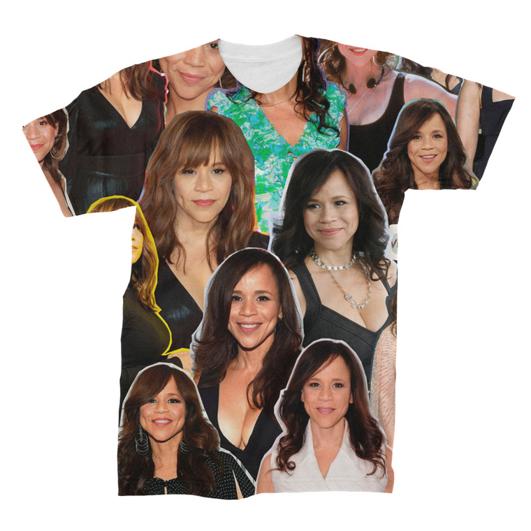Rosie Perez 3D Collage T-Shirt Front