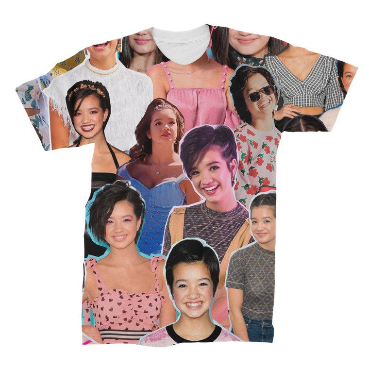 Peyton Elizabeth Lee 3D Collage T-Shirt Front