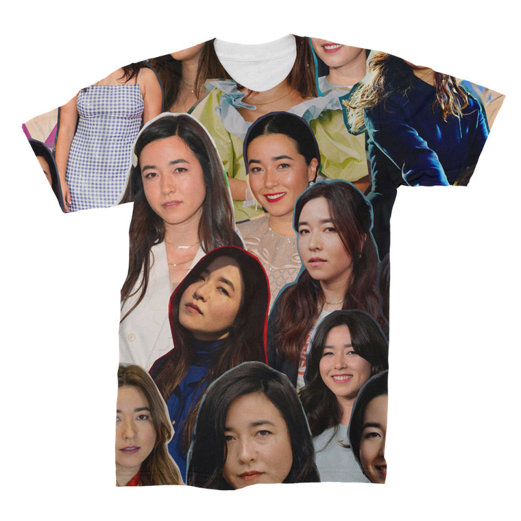 Maya Erskine  3D Collage T-Shirt Front