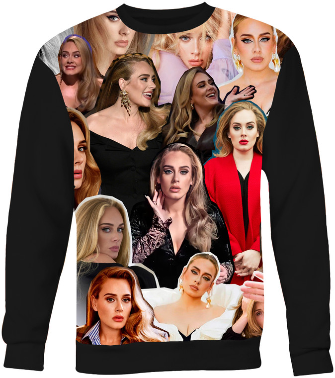 Adele Photo Collage Sweatshirt