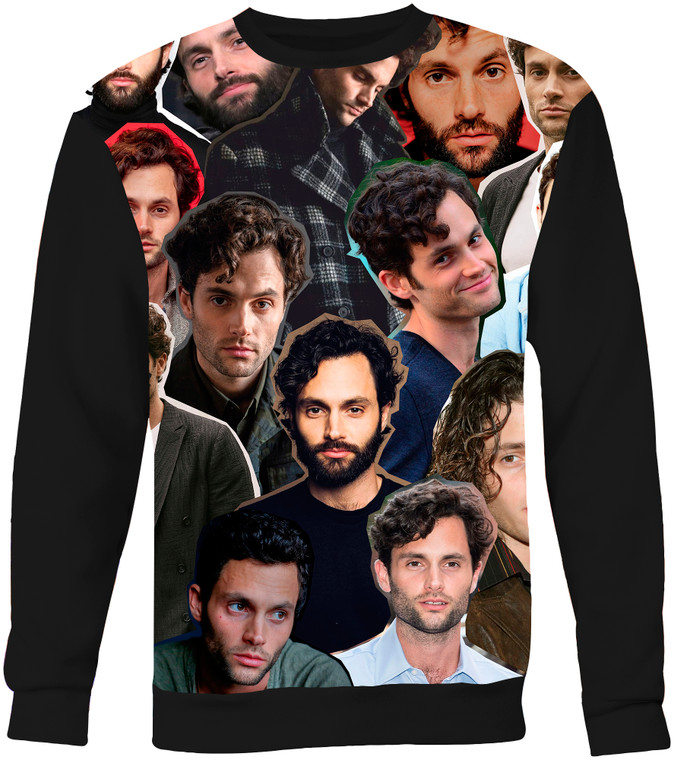 Penn Badgley Photo Collage Sweatshirt