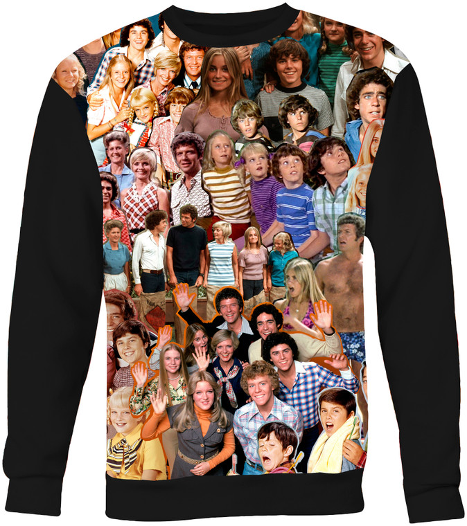 The Brady Bunch (TV Show) Photo Collage Sweatshirt