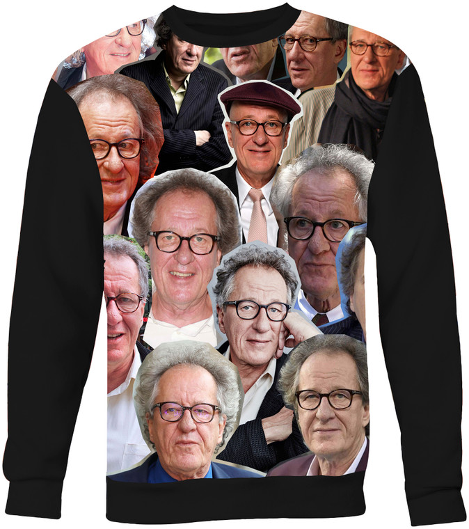 Geoffrey Rush Photo Collage Sweatshirt