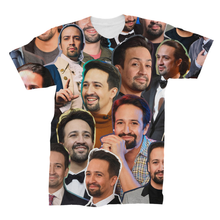 Lin-Manuel Miranda 3D Collage T-Shirt