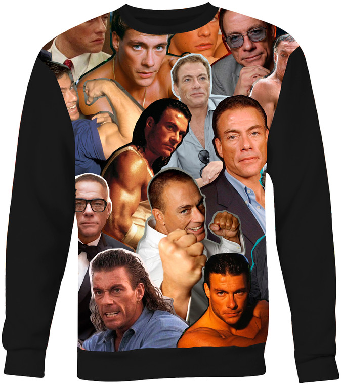 Jean-Claude Van Photo Collage Sweatshirt