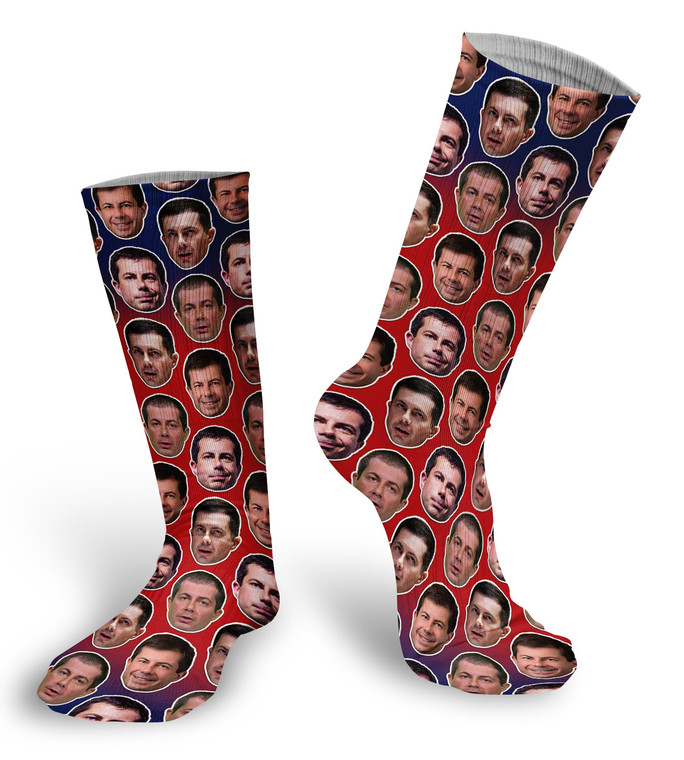 Pete Buttigieg Faces Socks