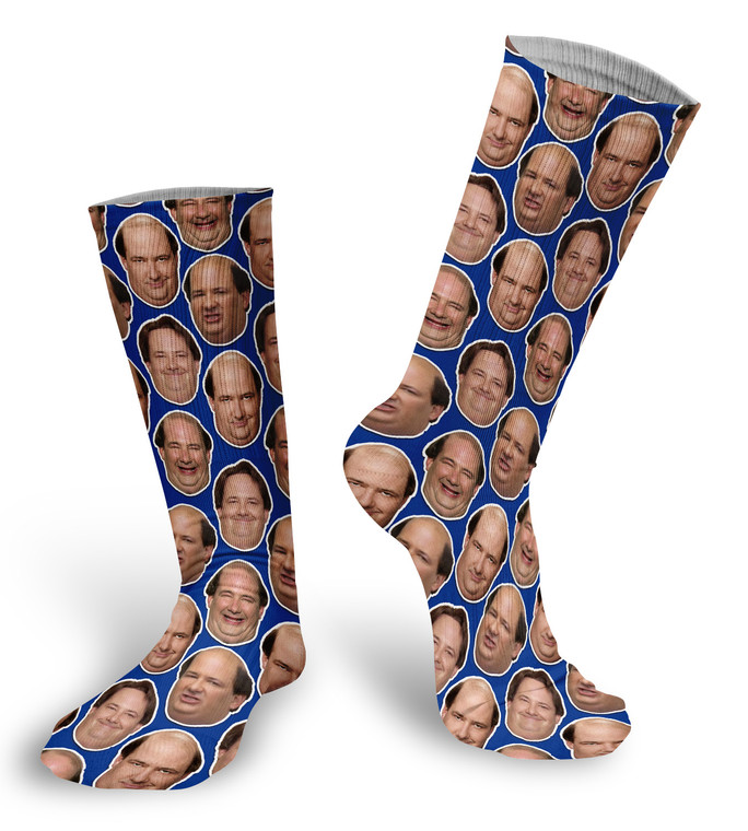 Kevin Malone( The Office) Faces Socks