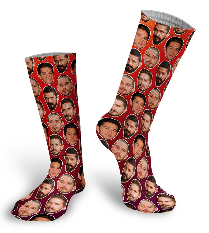 Shia LaBeouf Faces Socks 