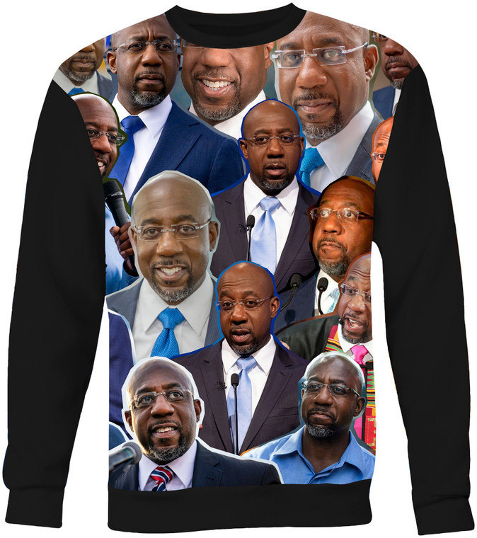 Raphael Warnock Photo Collage Sweatshirt