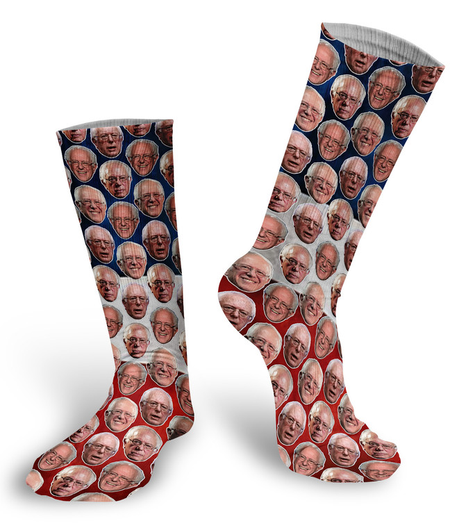 Bernie Sanders Faces Socks