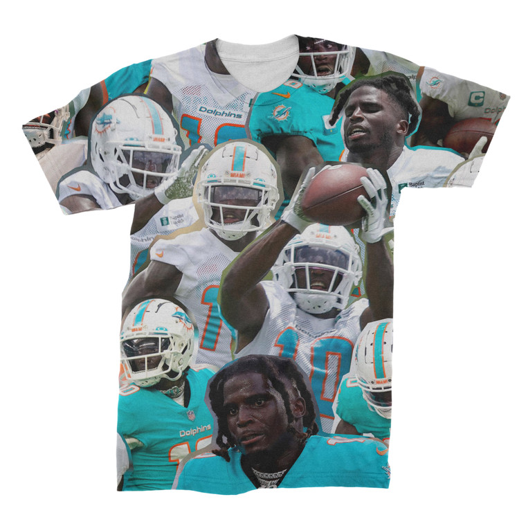 Tyreek Hill  3D Collage T-Shirt 