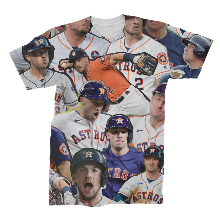 Alex Bregman 3D Collage T-Shirt