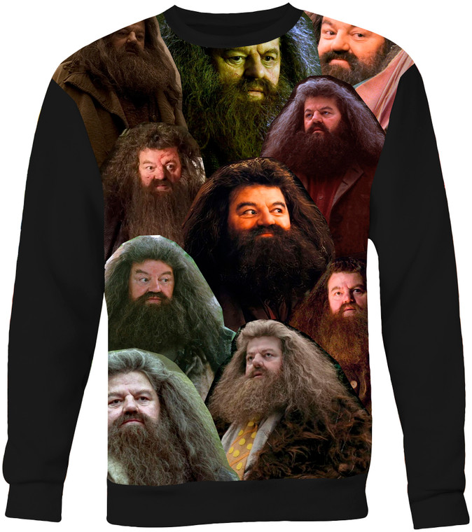 Hagrid (from Harry Potter movies) Photo Collage Sweatshirt 