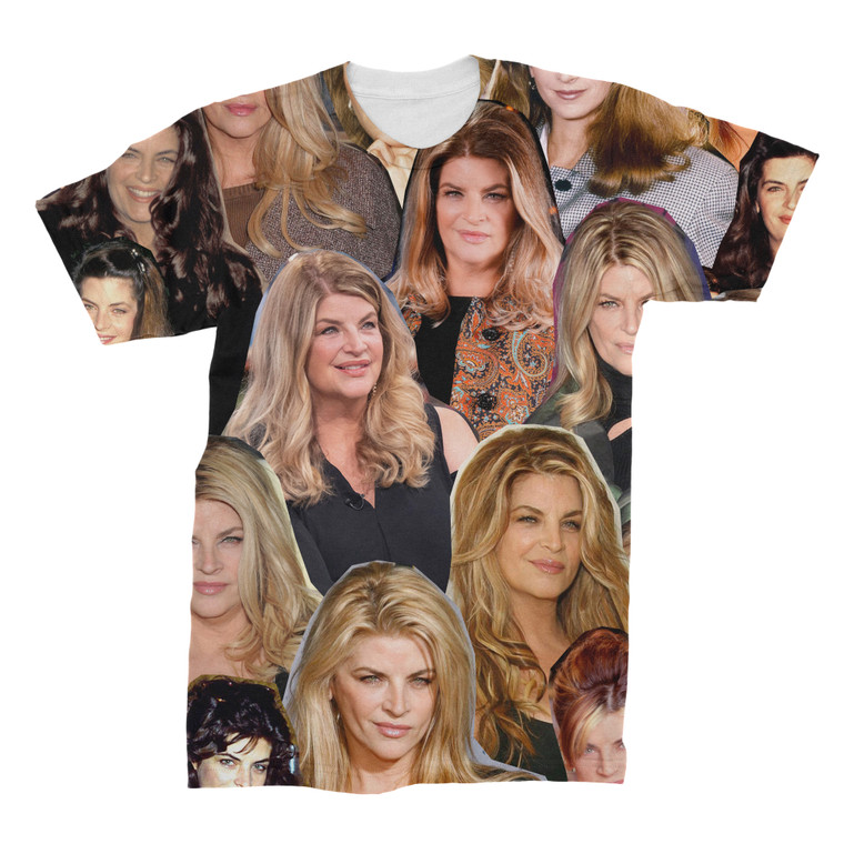 Kirstie Alley 3D Collage T-Shirt