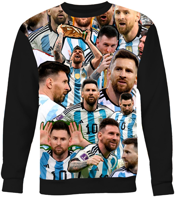 Lionel Messi Photo Collage Sweatshirt   