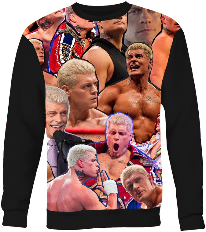 Cody Rhodes Photo Collage Sweatshirt 