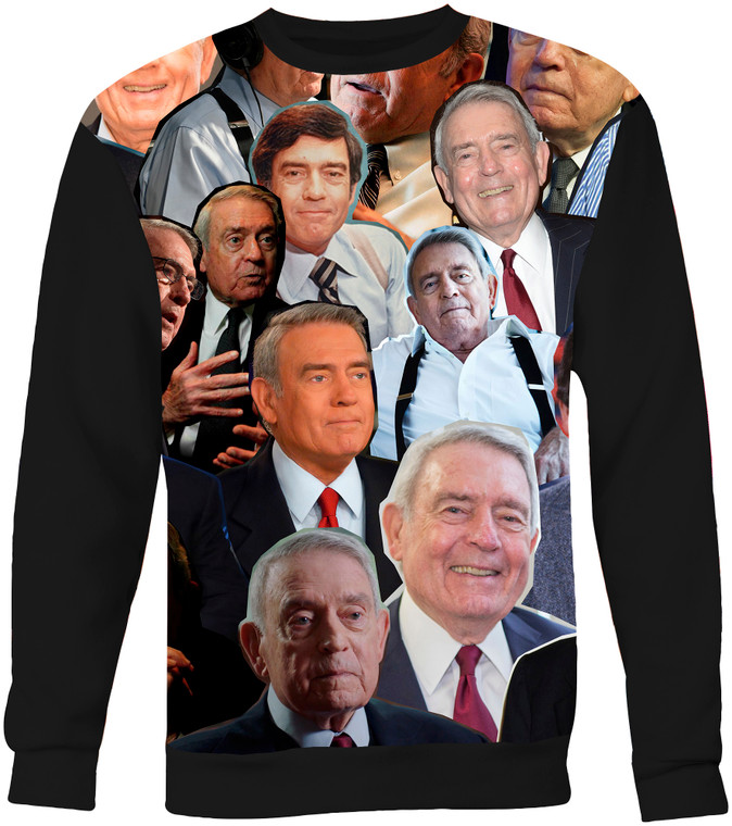 Dan Rather Photo Collage Sweatshirt 