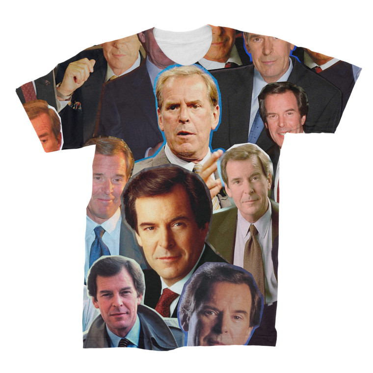 Peter Jennings 3D Collage T-Shirt