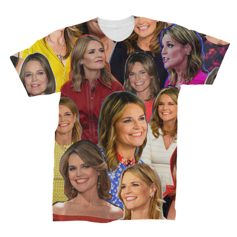 Savannah Guthrie 3D Collage T-Shirt 