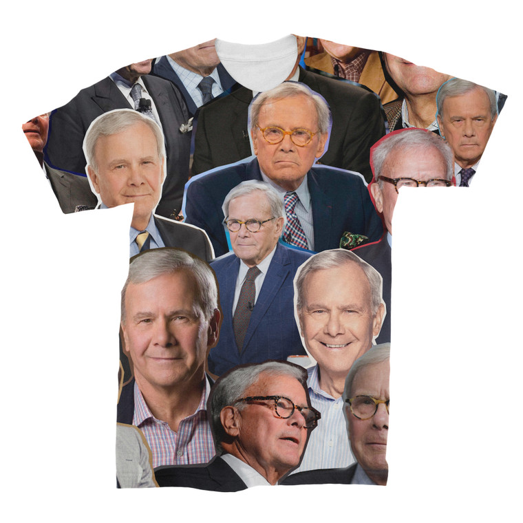 Tom Brokaw 3D Collage T-Shirt