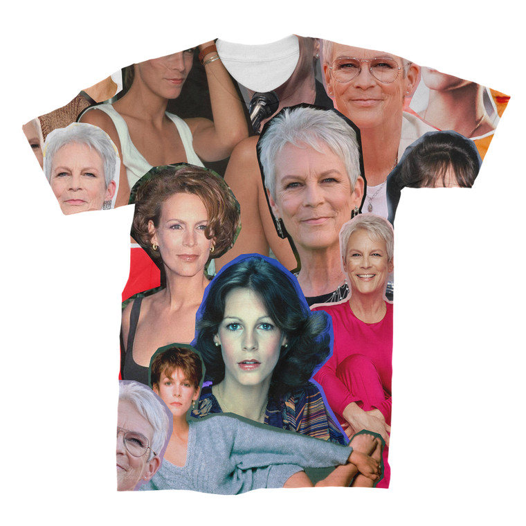 Jamie Lee Curtis 3D Collage T-Shirt 