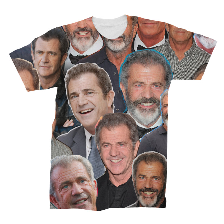 Mel Gibson  3D Collage T-Shirt 