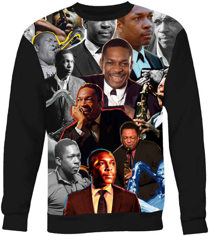 John Coltrane Photo Collage Sweatshirt  