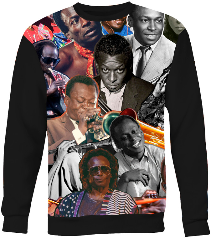 Miles Davis  Photo Collage Sweatshirt  