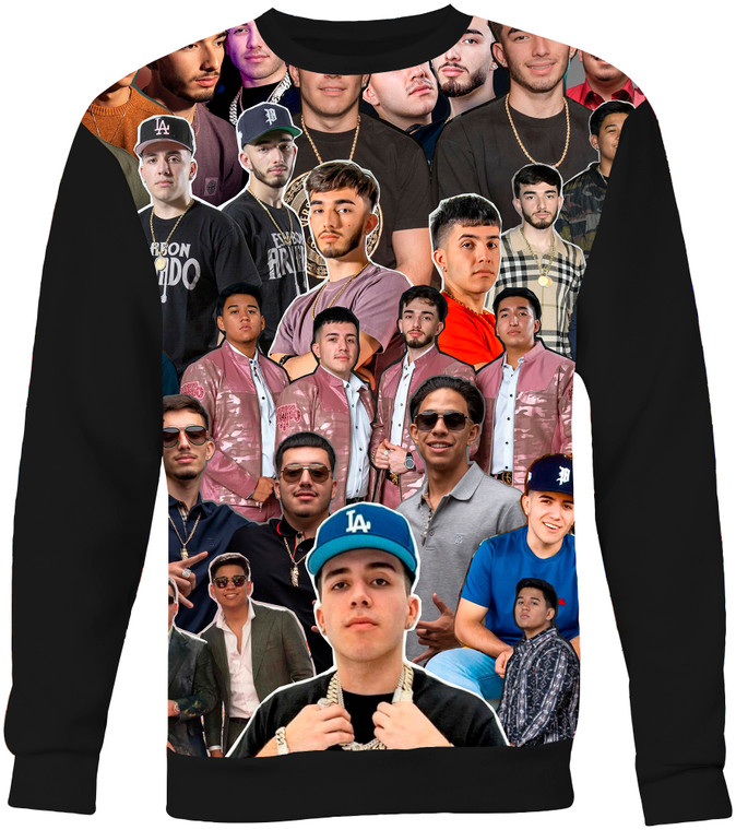 Eslabon Armado Photo Collage Sweatshirt