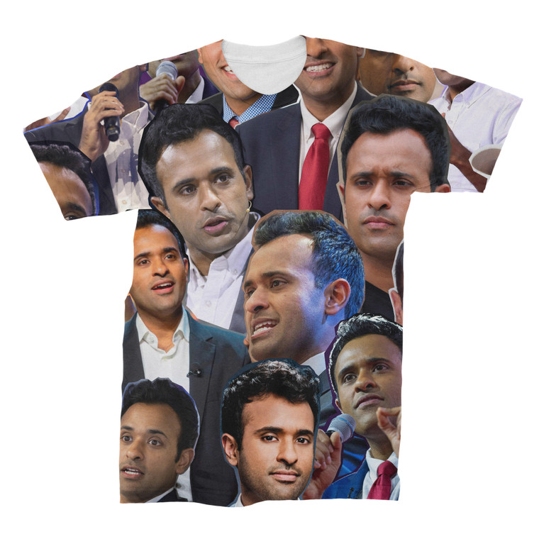 Vivek Ramaswamy  3D Collage T-Shirt 