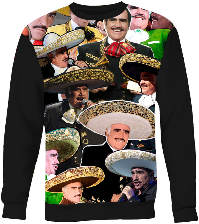 Vicente Fernández  Photo Collage Sweatshirt  