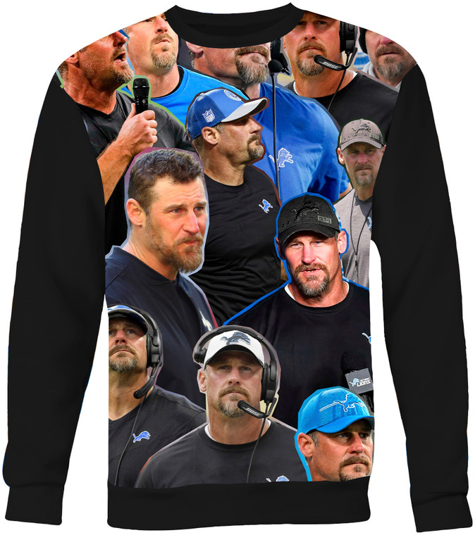 Dan Campbell  Photo Collage Sweatshirt   