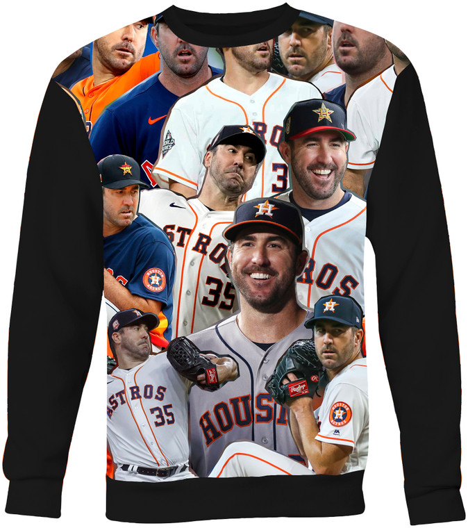 Justin Verlander Photo Collage Sweatshirt   