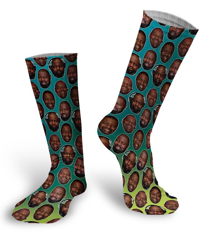 Biz Markie faces socks