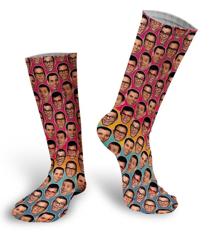 Steve-O faces socks