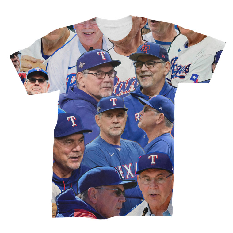 Bruce Bochy 3D Collage T-Shirt