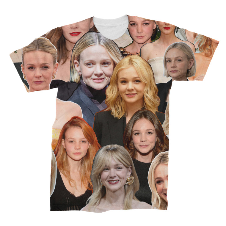 Carey Mulligan  3D Collage T-Shirt 