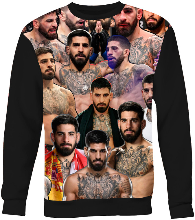 Ilia Topuria  Photo Collage Sweatshirt    