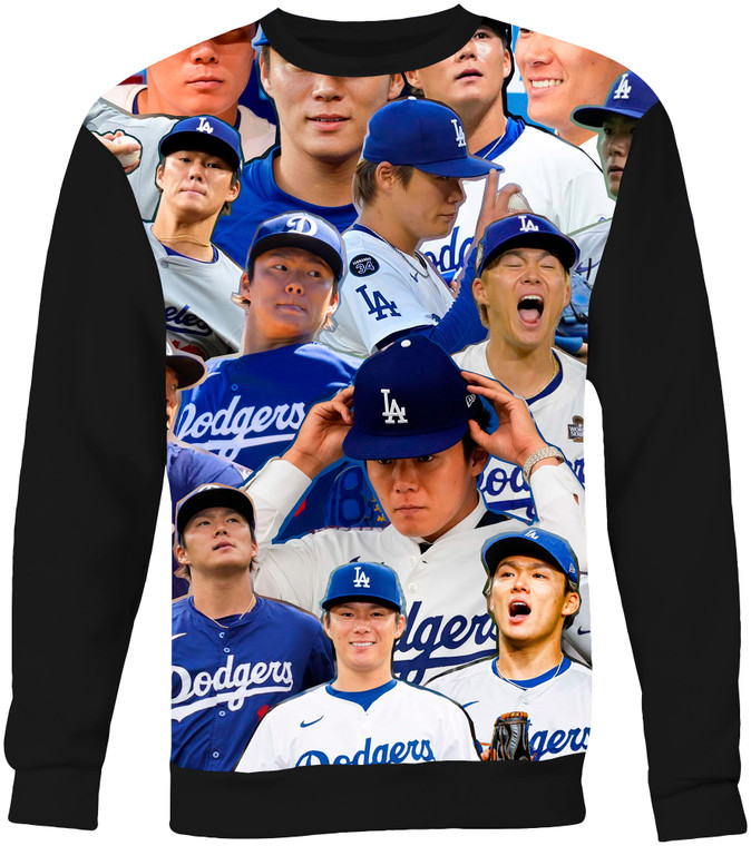 Yoshinobu Yamamoto Photo Collage Sweatshirt