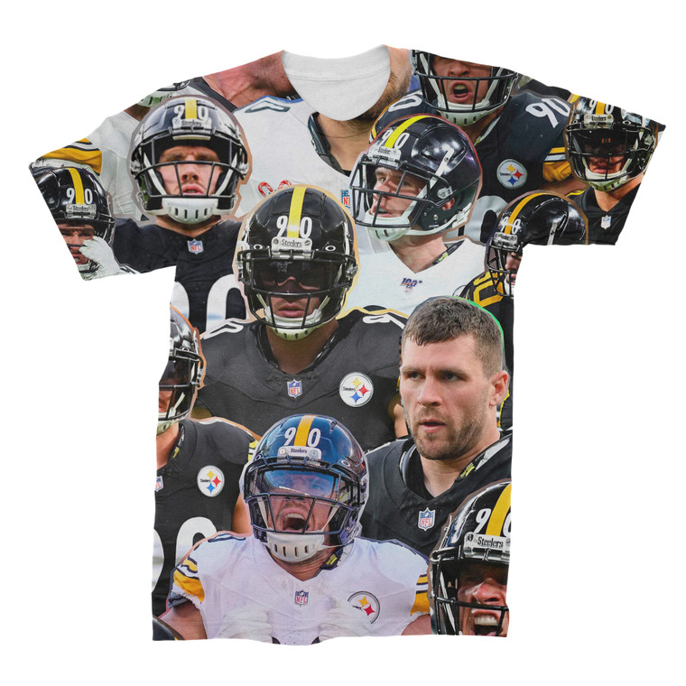 T.J. Watt 3D Collage Face T-Shirt