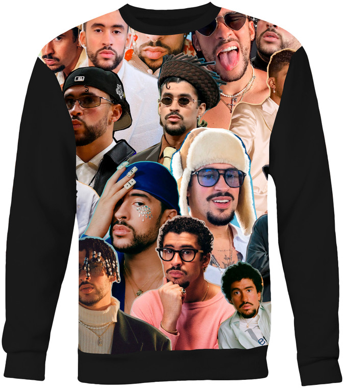 Bad Bunny Photo Collage Sweatshirt