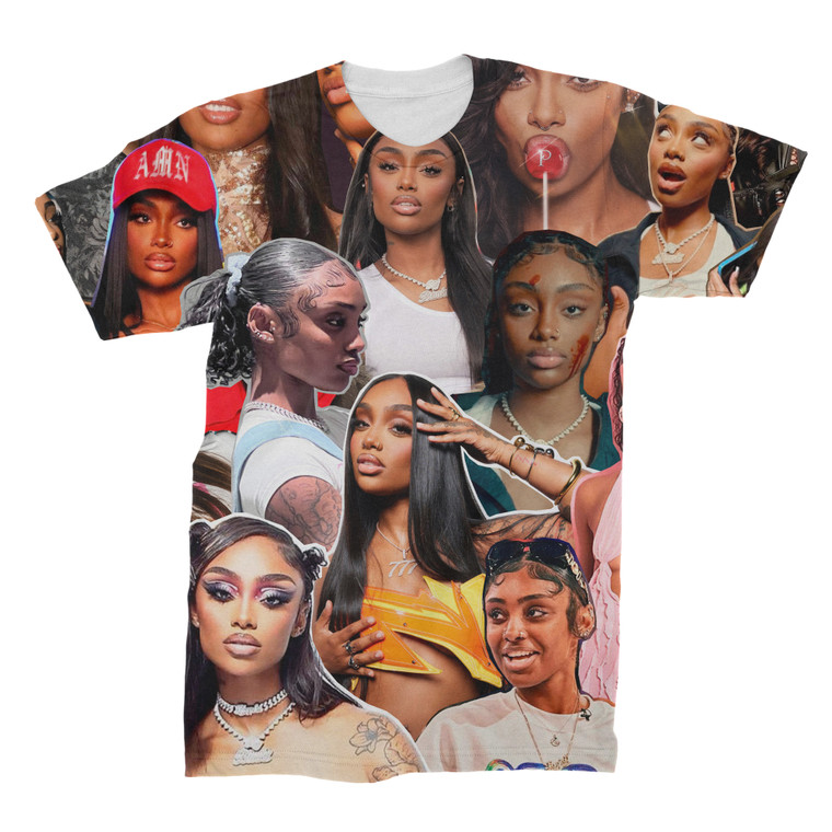 Lay Bankz Collage Face T-Shirt