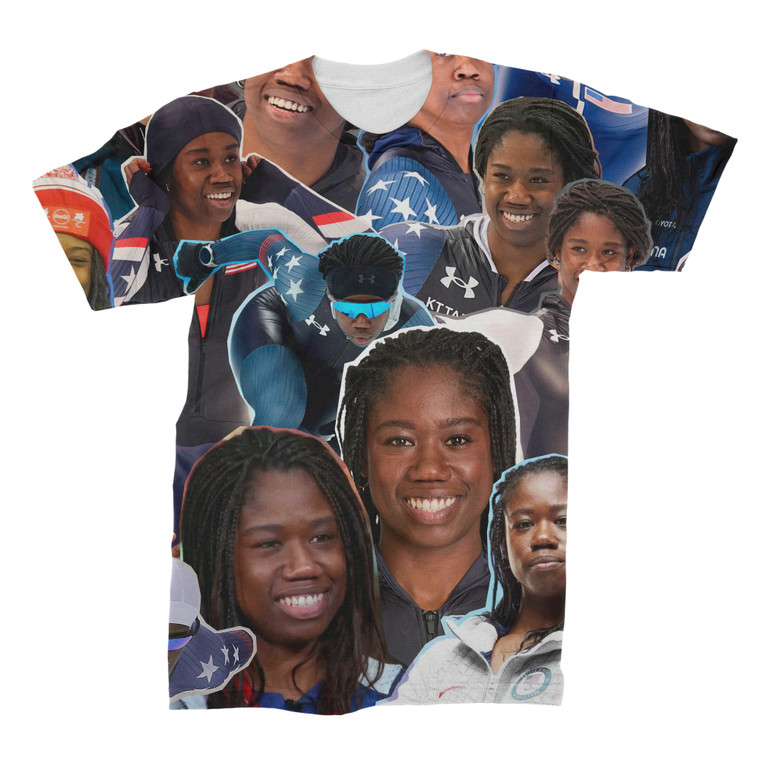 Erin Jackson Collage Face T-Shirt