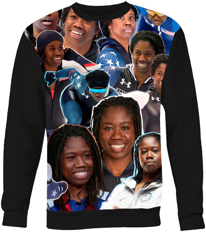Erin Jackson Photo Collage Sweatshirt
