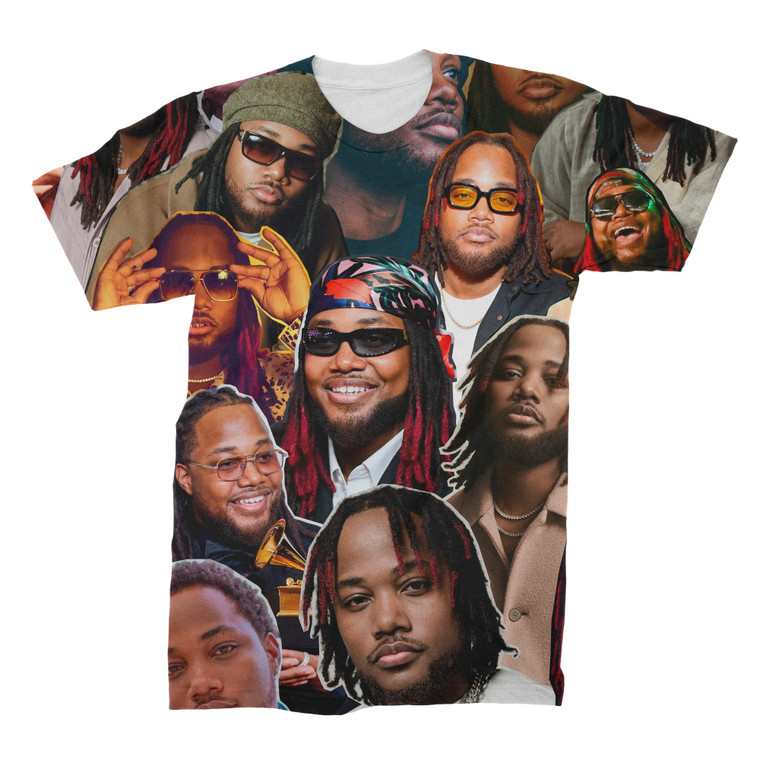 Leon Thomas Collage Face T-Shirt